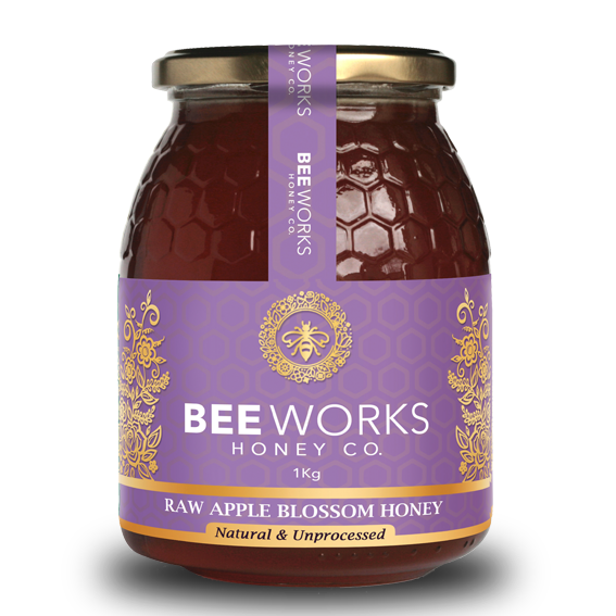 Raw Apple Blossom Honey - 1kg