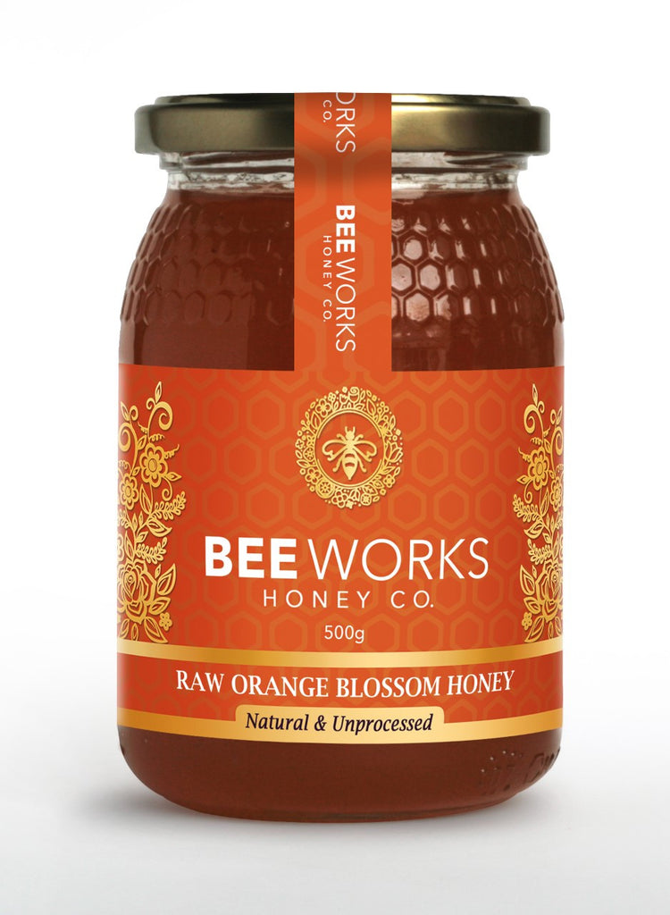 Raw Orange Blossom Honey - 500g