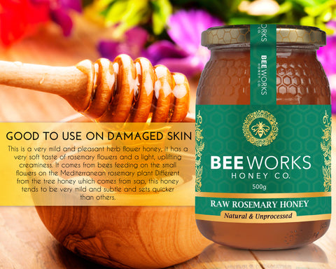 Raw Rosemary Honey - 500g